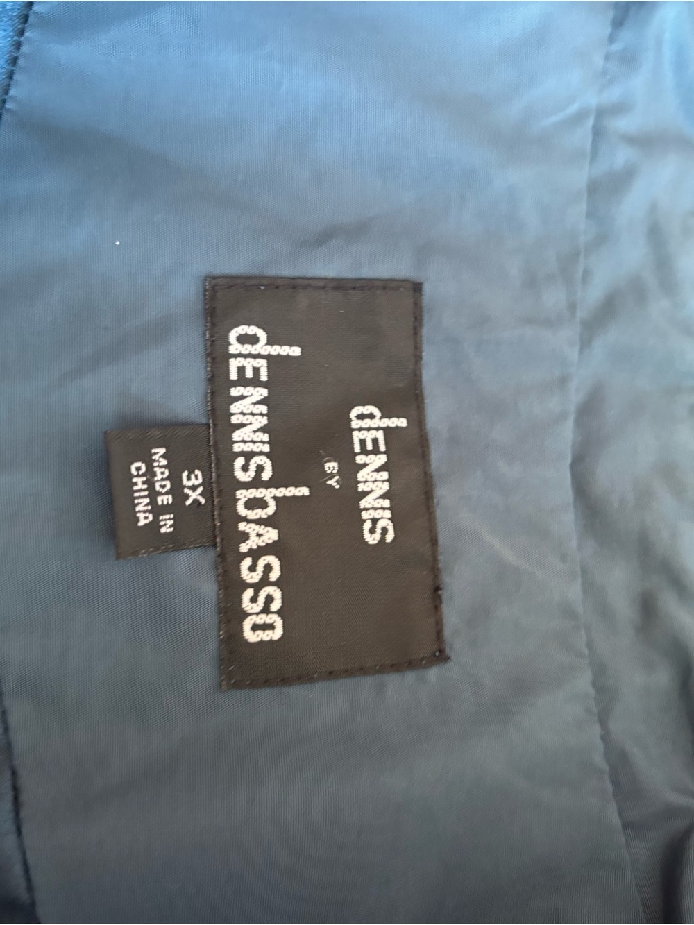 dennis basso Teal Full-Button A-Line Robe Jacket - Picture 7 of 12